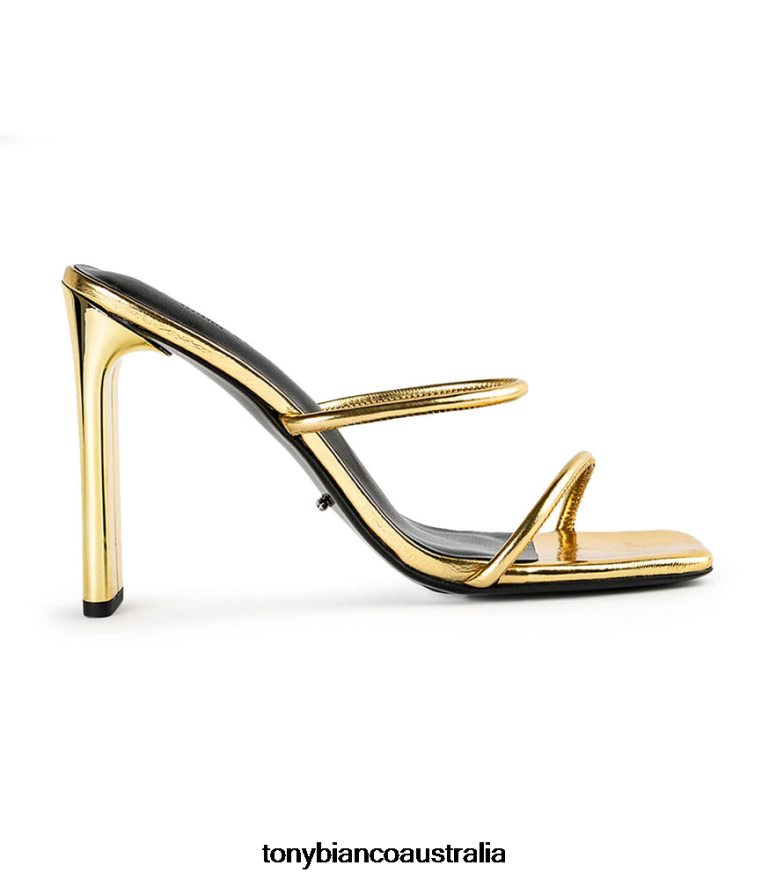 Tony Bianco | Women Gold Foil Florence Heels DD6F6J342