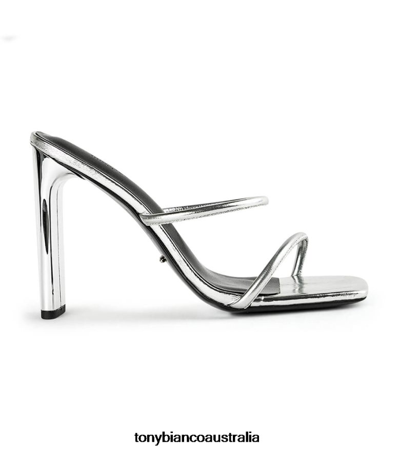 Tony Bianco | Women Silver Foil Florence Heels DD6F6J354
