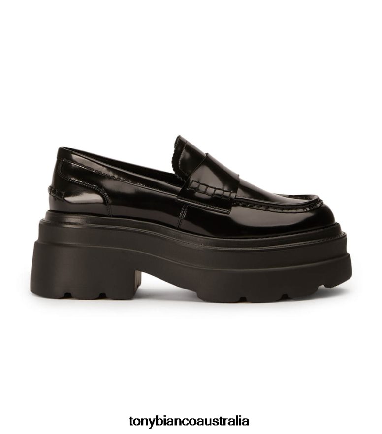 Tony Bianco | Women Black Hi Shine Zomp Casual Shoes DD6F6J363