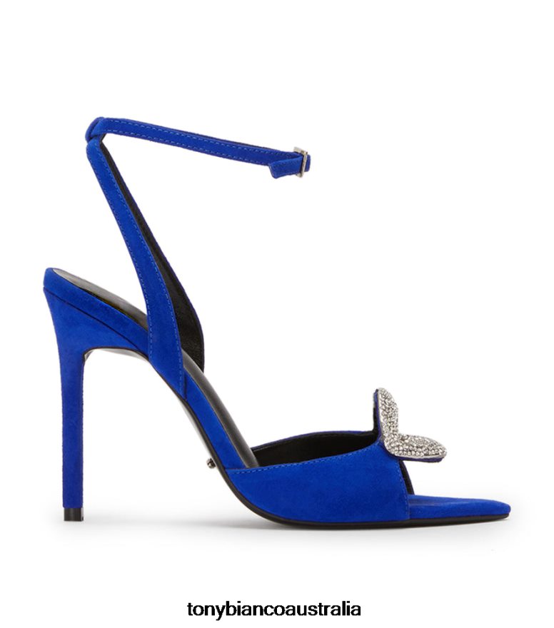 Tony Bianco | Women Azure Suede Moshi Heels DD6F6J177
