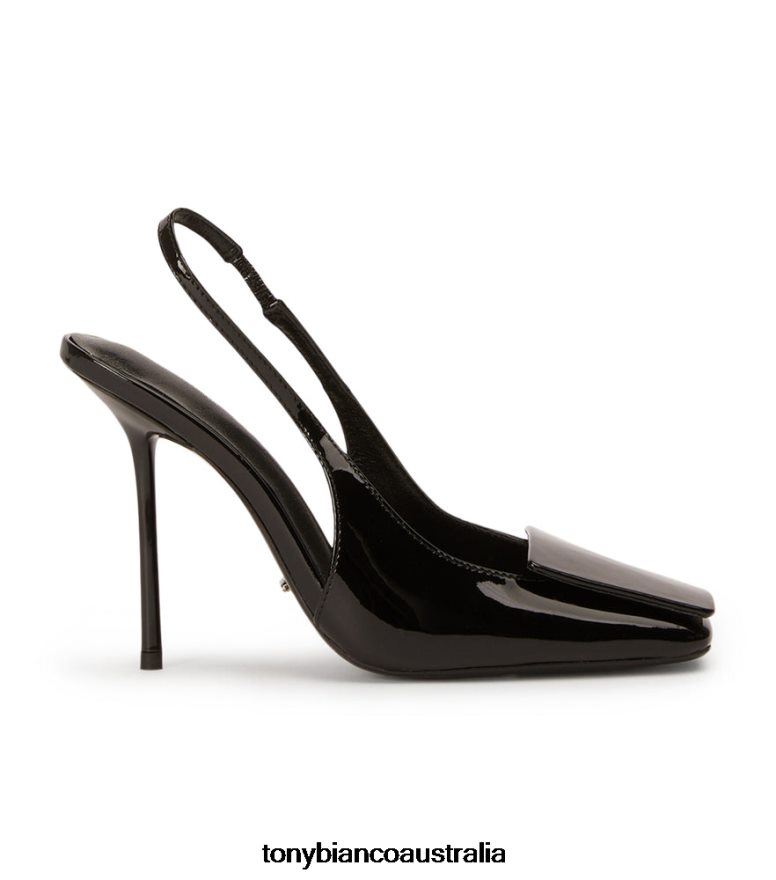 Tony Bianco | Women Black Patent Rue Heels DD6F6J47