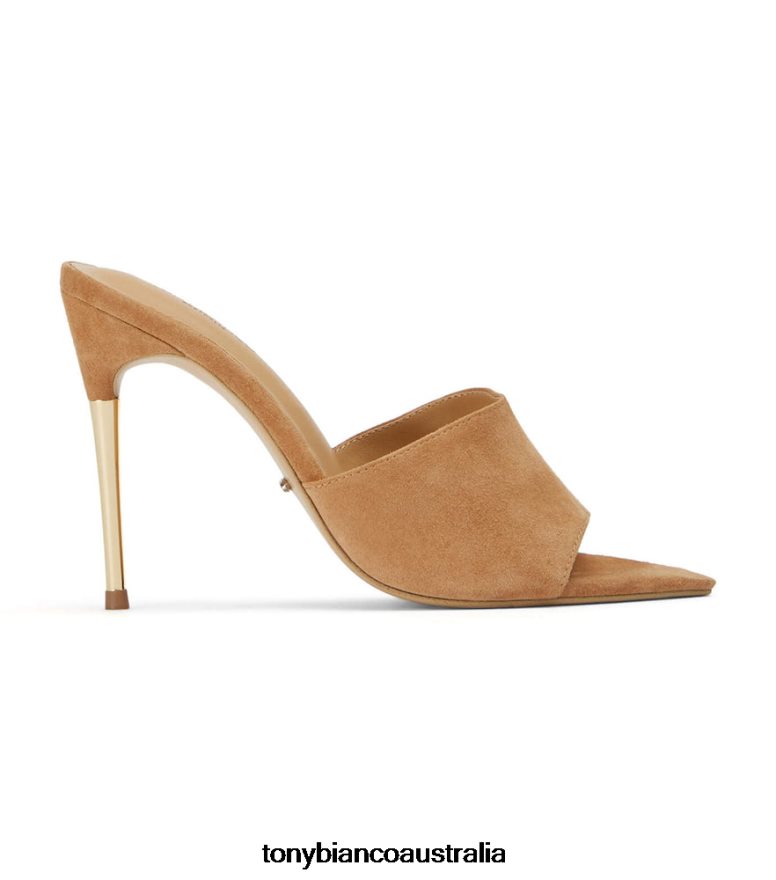 Tony Bianco | Women Butterscotch Suede Maximus Heels DD6F6J191
