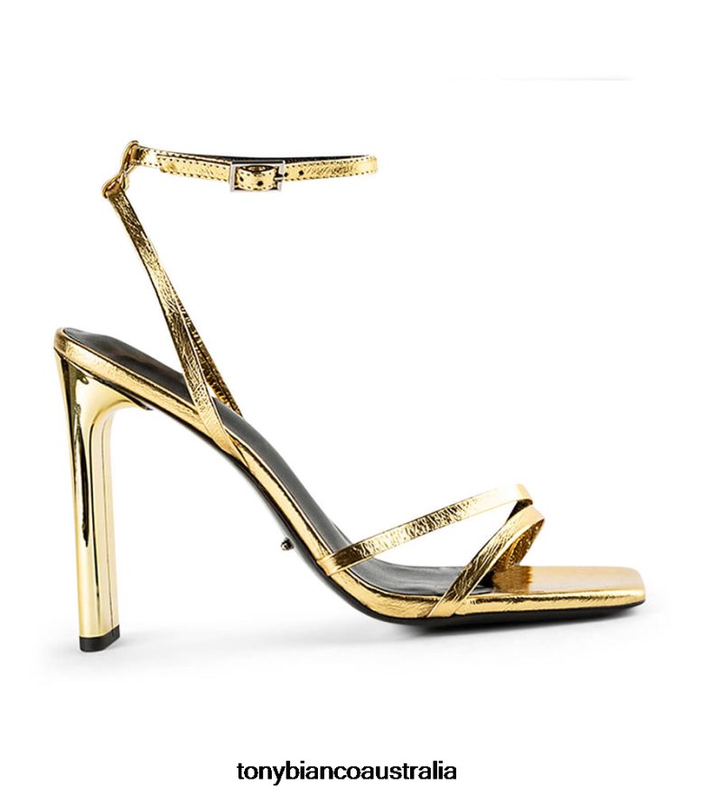 Tony Bianco | Women Gold Foil Fiance Heels DD6F6J341