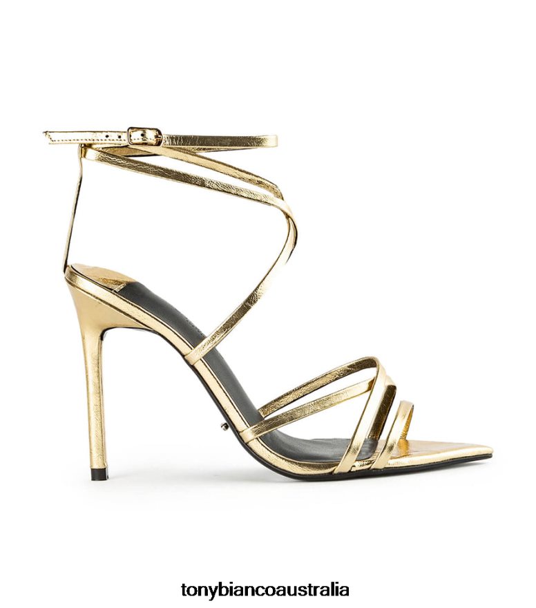 Tony Bianco | Women Gold Foil Marcy Heels DD6F6J111