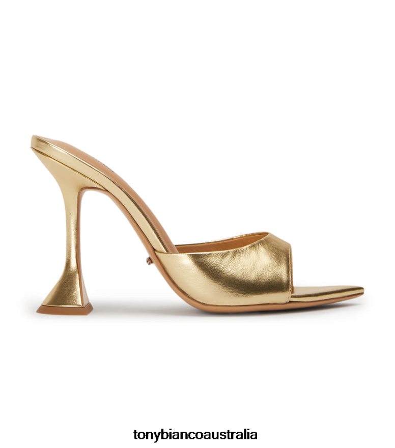 Tony Bianco | Women Gold Nappa Metallic Marcel Heels DD6F6J339