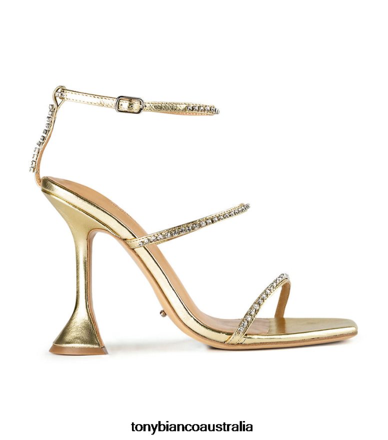 Tony Bianco | Women Gold Nappa Metallic Shy Heels DD6F6J303