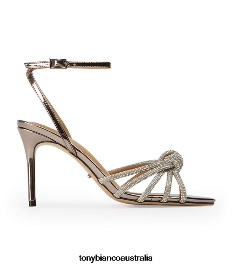 Tony Bianco | Women Gunmetal Shine Helena Heels DD6F6J82