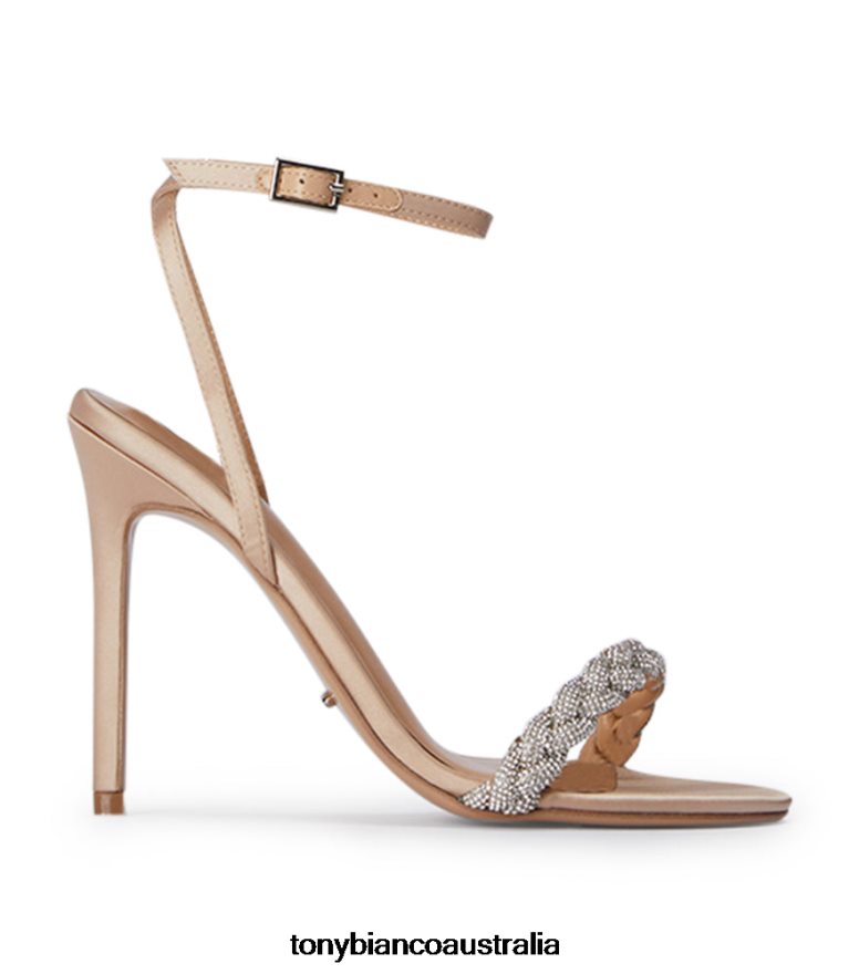 Tony Bianco | Women Nude Satin Kosta Heels DD6F6J76