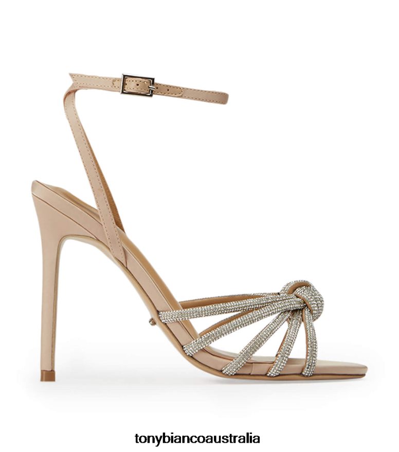 Tony Bianco | Women Nude Satin Kyla Heels DD6F6J56