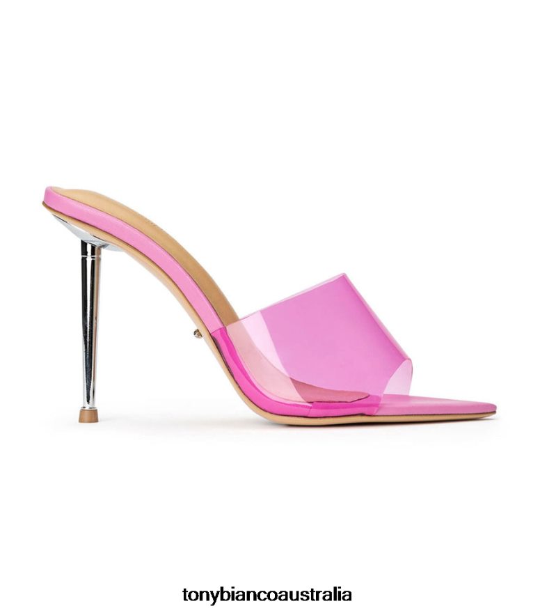 Tony Bianco | Women Pink Vinylite/Pink Mylo Heels DD6F6J207