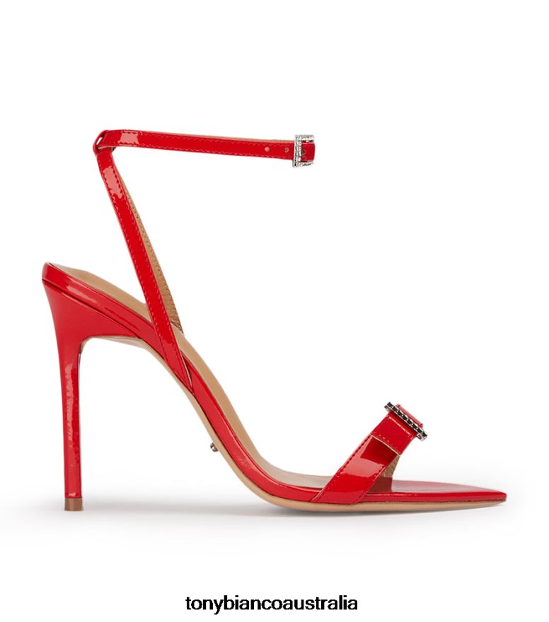 Tony Bianco | Women Scarlet Patent Mopsy Heels DD6F6J137