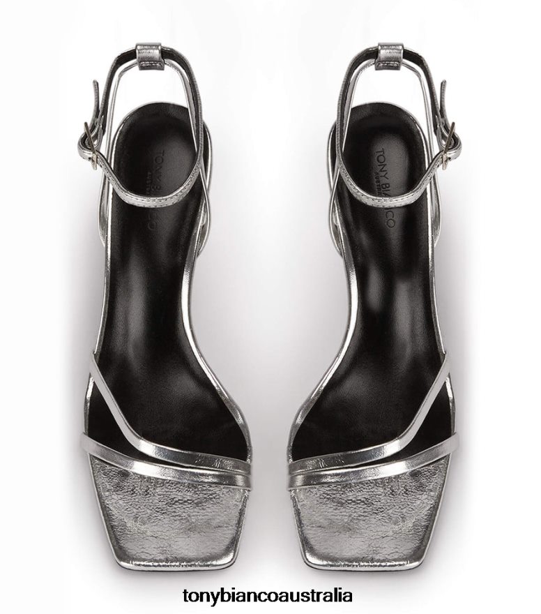Tony Bianco | Women Silver Foil Corso Heels DD6F6J289