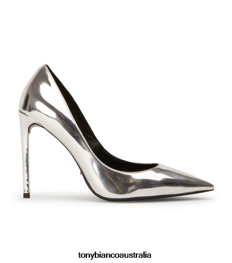 Tony Bianco | Women Silver Shine Anja Heels DD6F6J299