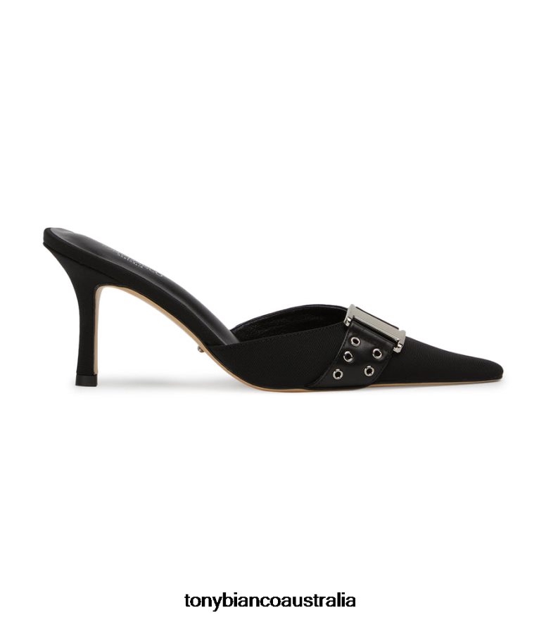 Tony Bianco | Women Black Grosgrain/Black Como Samma Heels DD6F6J261