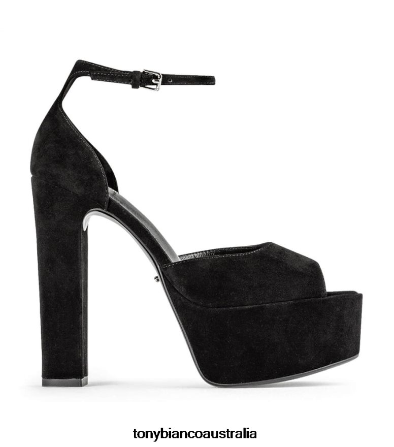 Tony Bianco | Women Black Suede Jayze Heels DD6F6J11