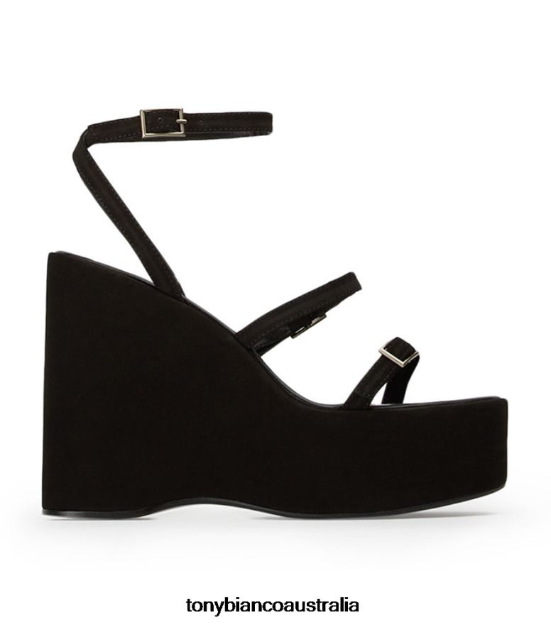 Tony Bianco | Women Black Phoenix Vale Wedges DD6F6J389