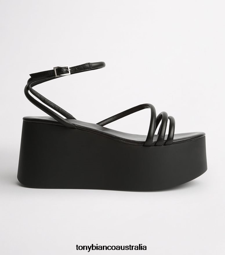 Tony Bianco | Women Black Sheep Nappa Tory Wedges DD6F6J2